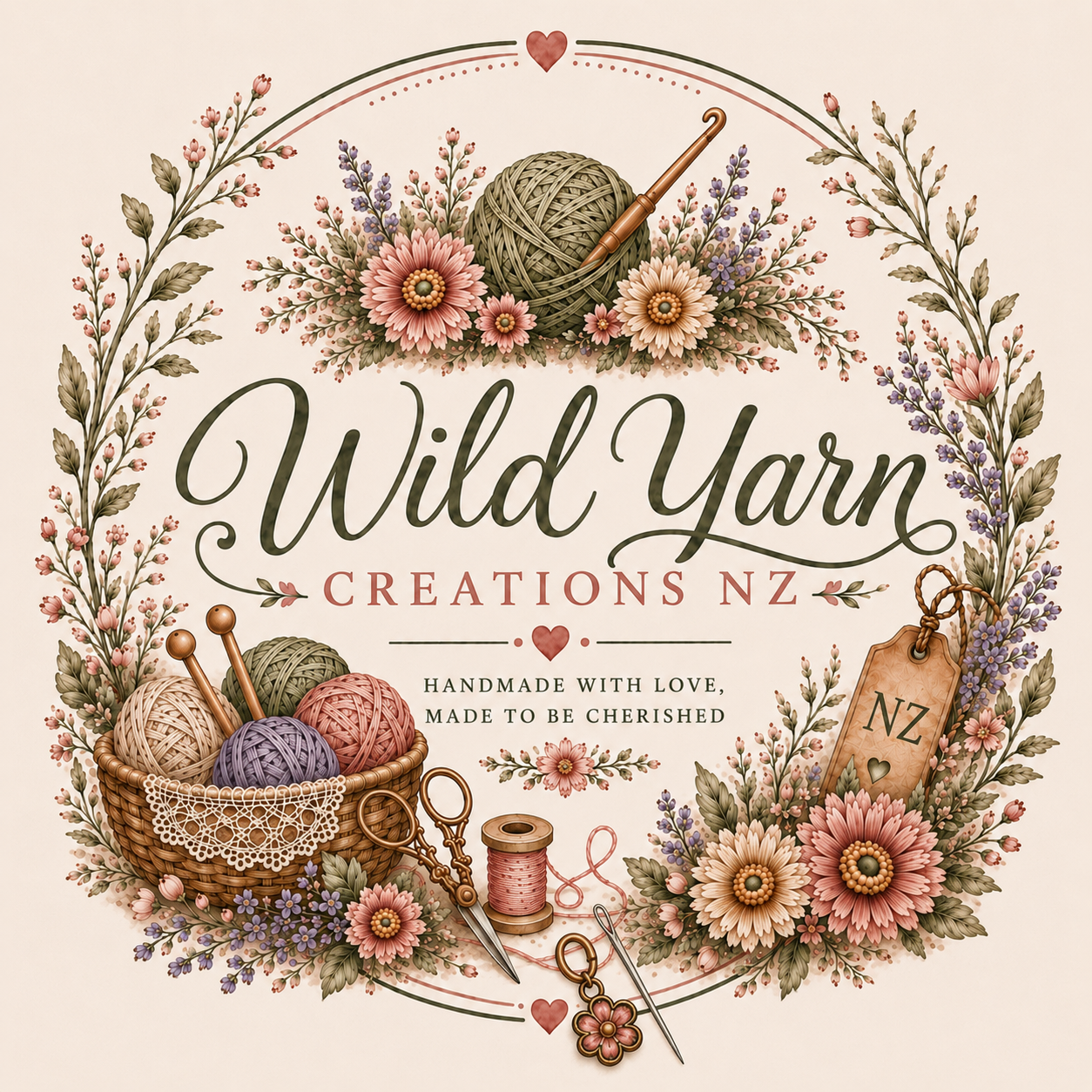 Wild Yarn Creations NZ logo